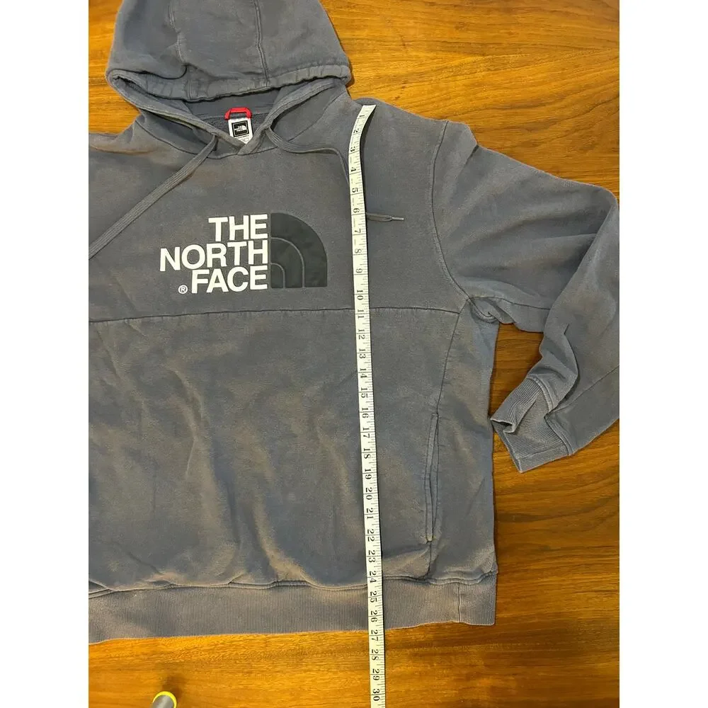Gray The North Face Half Dome Logo Hoodie Sweatshirt | MENDED - (Men's XL)‎